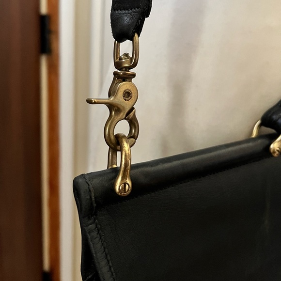 1980's Coach Vintage Lexington Messenger Briefcase Shoulder Bag - Picture 5 of 14